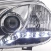 Scheinwerfer Set Daylight LED TFL-Optik VW Golf 4 Typ 1J  98-03 chrom für Rechtslenker – Bild 5