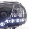 Scheinwerfer Set Daylight LED TFL-Optik VW Golf 4 Typ 1J  98-03 schwarz für Rechtslenker – Bild 5