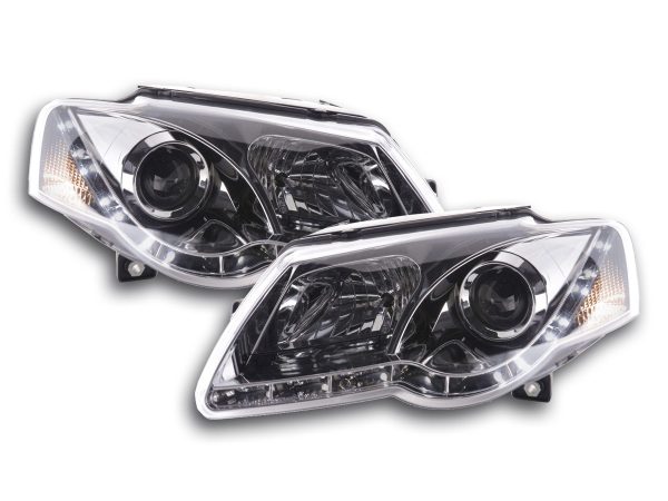 Scheinwerfer Set Daylight LED TFL-Optik VW Passat Typ 3C  05- chrom