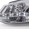 Scheinwerfer Set Daylight LED TFL-Optik VW Polo Typ 6R  2010- chrom für Rechtslenker – Bild 4