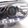Scheinwerfer Set Daylight LED TFL-Optik VW Scirocco 3 Typ 13  08-14 chrom – Bild 5
