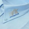 FK Businesshemd kurzarm Größe 41 aus Baumwolle Farbe blau – Bild 5