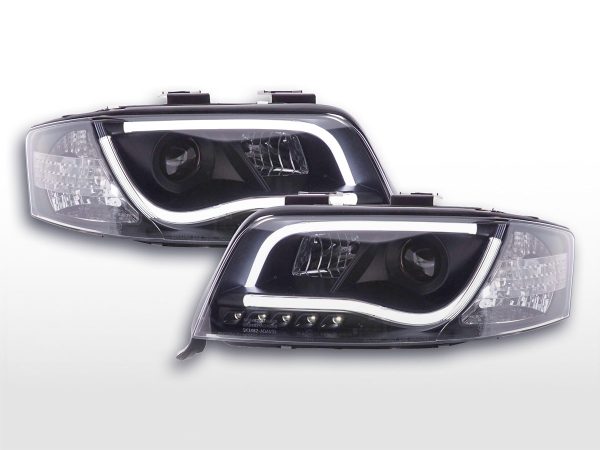 Scheinwerfer Set Daylight LED TFL-Optik Audi A6 Typ 4B  01-04 schwarz