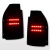 LED Rückleuchten Set VW T6 Bj. ab 20 Flügeltüren-Version schwarz/smoke – Bild 2