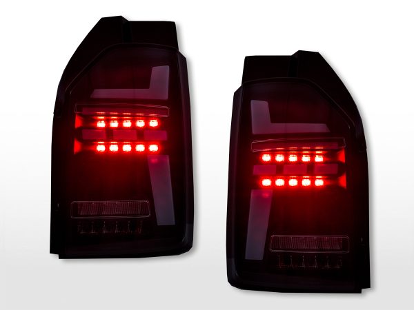 LED Rückleuchten Set VW T6 Bj. ab 20 Flügeltüren-Version schwarz