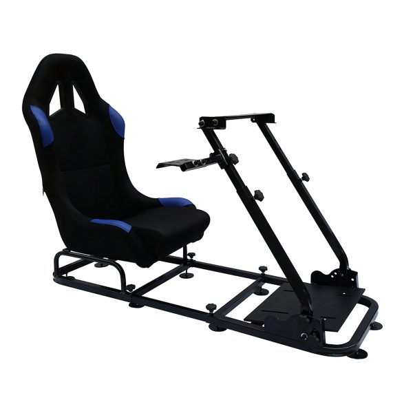 FK Gamesitz Spielsitz Rennsimulator eGaming Seats Monaco schwarz/blau