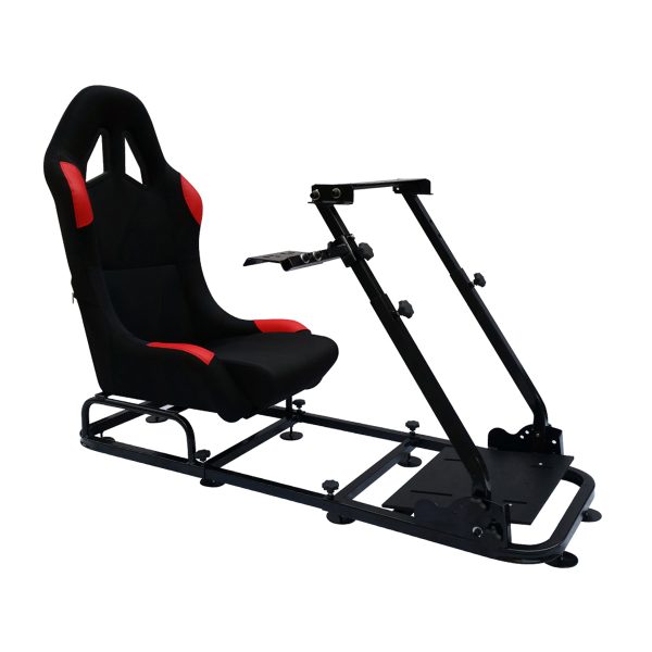 FK Gamesitz Spielsitz Rennsimulator eGaming Seats Monaco schwarz/rot