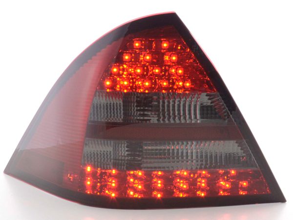 LED Rückleuchten Set Mercedes C-Klasse W203 Limo  05-07 rot/schwarz