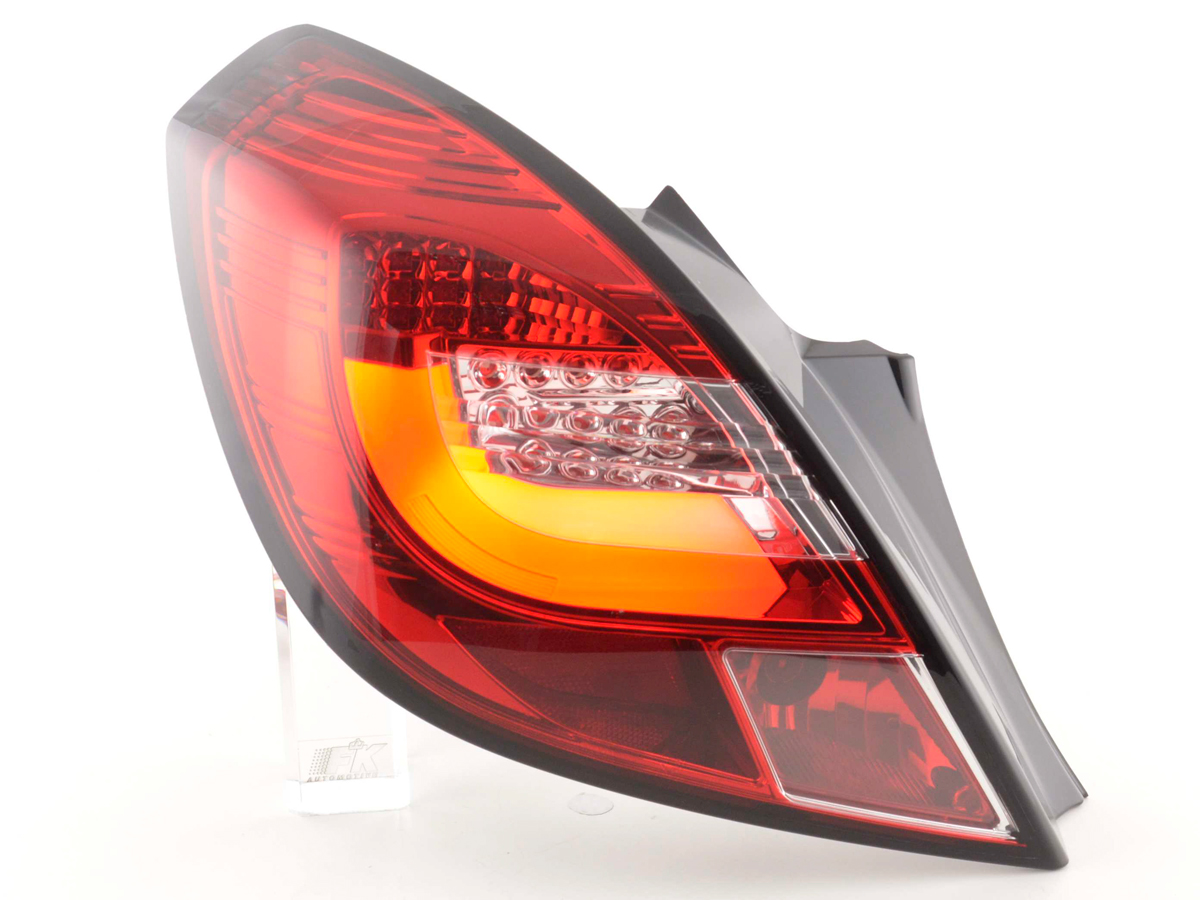 LED Rückleuchten Set Opel Corsa D 3-türig  06-10 rot/klar