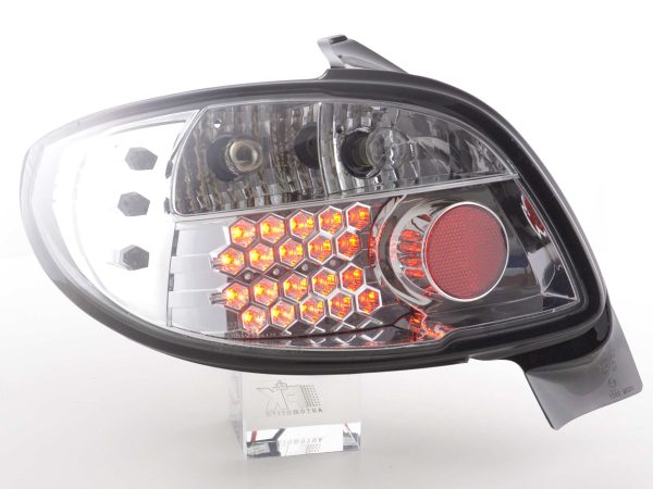 LED Rückleuchten Set Peugeot 206 3/5 trg. ohne Cabrio  98-05 chrom