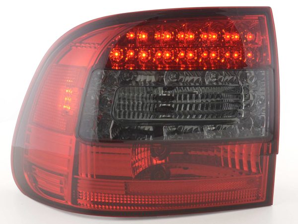 LED Rückleuchten Set Porsche Cayenne Typ 955  02-06 rot/schwarz