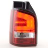 LED Rückleuchten Set VW T5  03-10 Heckklapentür-Version rot/klar – Bild 2