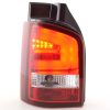 LED Rückleuchten Set VW T5  03-10 Heckklapentür-Version rot/klar – Bild 3