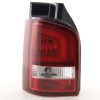 LED Rückleuchten Set VW T5  03-10 Heckklapentür-Version rot/klar – Bild 7