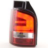 LED Rückleuchten Set VW T5  2010- Heckklapentür-Version rot/klar – Bild 2