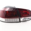 LED Rückleuchten Set VW Golf 6 Typ 1K  2008-2012 rot/klar mit Led Blinker für Rechtslenker – Bild 5