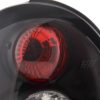 Rückleuchten Set Opel Corsa B 3-trg.  93-00 schwarz – Bild 2