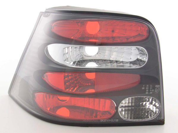 Rückleuchten Set VW Golf 4 Typ 1J  98-02 schwarz