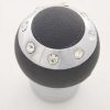 Schaltknauf Aluminium mit Kristallen und Leder-Absetzung – Bild 2
