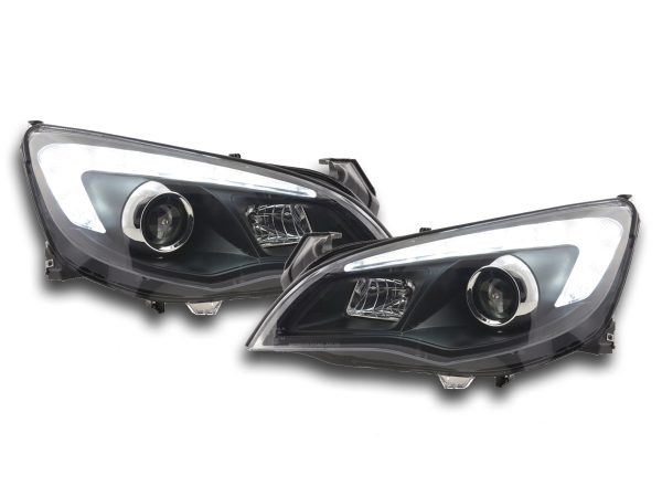 Scheinwerfer Set Opel Astra J 5-türig  2009-2012 schwarz