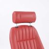 FK Oldtimersitze Auto Vollschalensitze Set Classic 2 Kunstleder rot mit Kopfstütze – Bild 3