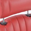FK Oldtimersitze Auto Vollschalensitze Set Classic 2 Kunstleder rot mit Kopfstütze – Bild 6