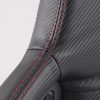 FK Sportsitze Auto Halbschalensitze Set Carbon-Optik Kunstleder schwarz – Bild 5