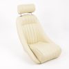 FK Oldtimersitze Auto Vollschalensitze Set Classic 2 Kunstleder beige mit Kopfstütze – Bild 2