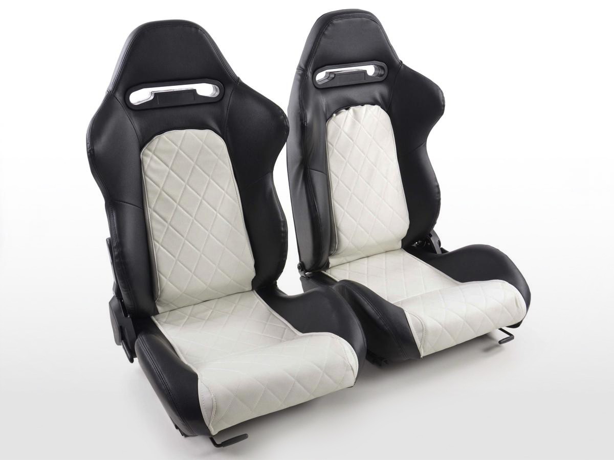 FK Sportsitze Auto Halbschalensitze Set Detroit in Motorsport-Optik