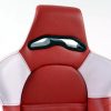 FK Sportsitze Auto Halbschalensitze Set Edition 1 Kunstleder rot weiß – Bild 4